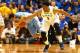 DURHAM, NC - MARCH 08: Marcus Paige #5 of the North Carolina Tar Heels and Jabari Parker #1 of the Duke Blue Devils go after a loose ball during their game at Cameron Indoor Stadium on March 8, 2014 in Durham, North Carolina. (Photo by Streeter Lecka/Ge