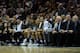 SAN ANTONIO, TX - MAY 21: The San Antonio Spurs look on from the bench in Game Two of the Western Conference Finals against the Oklahoma City Thunder during the 2014 NBA Playoffs on May 21, 2014 at the AT&T Center in San Antonio, Texas. NOTE TO USER: Use