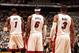 With Chris Bosh and Dwyane Wade, LeBron James is within a series of reaching his fourth straight NBA Finals.