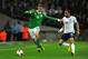 LONDON, ENGLAND - NOVEMBER 19: Lars Bender of Germany holds off Andros Townsend of England during the international friendly match between England and Germany at Wembley Stadium on November 19, 2013 in London, England. (Photo by Mike Hewitt/Getty Images