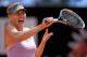 ROME, ITALY - MAY 15: Maria Sharapova of Russia in action during her game against Ana Ivanovic of Serbia during day 5 of the Internazionali BNL d'Italia 2014 on May 15, 2014 in Rome, Italy. (Photo by Michael Regan/Getty Images)