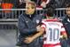 TORONTO, CANADA - JUNE 3: Head coach Jurgen Klinsmann of USA congratulates Landon Donovan #10 as he walks off the field in the second half after a substitution against Canada during their international friendly match on June 3, 2012 at BMO Field in Toront