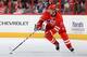 RALEIGH, NC - APRIL 10: Jiri Tlusty #19 of the Carolina Hurricanes carries the puck during their NHL game against the Washington Capitals at PNC Arena on April 10, 2014 in Raleigh, North Carolina. (Photo by Gregg Forwerck/NHLI via Getty Images)