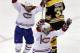 Montreal Canadiens forward Thomas Vanek (right) and Max Pacioretty.