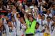 LISBON, PORTUGAL - MAY 24: Iker Casillas of Real Madrid lifts the Champions League trophy during the UEFA Champions League Final between Real Madrid and Atletico de Madrid at Estadio da Luz on May 24, 2014 in Lisbon, Portugal. (Photo by Michael Regan/Ge