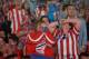 MADRID, SPAIN - MAY 24: Atletico de Madrid fans react after Real Madrid's goal during the UEFA Champions League Final match between Real Madrid CF and Club Atletico de Madrid on May 24, 2014 in Madrid, Spain. More than 85,000 Santiago Bernabeu seats have