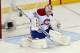 NEW YORK, NY - MAY 22: Dustin Tokarski #35 of the Montreal Canadiens makes a save against the New York Rangers in Game Three of the Eastern Conference Final during the 2014 NHL Stanley Cup Playoffs at Madison Square Garden on May 22, 2014 in New York Cit