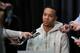 CHICAGO, IL - May 15: NBA draft prospect Shabazz Napier answers questions during a media circuit at the 2014 Draft Combine on May 15, 2014 at Quest Multisport in Chicago, Illinois. NOTE TO USER: User expressly acknowledges and agrees that, by downloadin