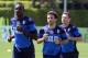 FLORENCE, ITALY - MAY 20: (L-R) Mario Balotelli, Giuseppe Rossi and Antonio Cassano of Italy during a training session at Coverciano on May 20, 2014 in Florence, Italy. (Photo by Claudio Villa/Getty Images)