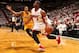 MIAMI, FL - May 24: Dwyane Wade #3 of the Miami Heat handles the ball against the Indiana Pacers in Game Three of the Eastern Conference Finals during the 2014 NBA playoffs at the American Airlines Arena in Miami, Florida on May 24, 2014. NOTE TO USER: Us