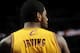 CLEVELAND, OH - APRIL 12: Kyrie Irving #2 of the Cleveland Cavaliers stands on the court during a game against the Boston Celtics at The Quicken Loans Arena on April 12, 2014 in Cleveland, Ohio. NOTE TO USER: User expressly acknowledges and agrees that, b