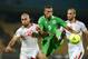 RUSTENBURG, SOUTH AFRICA - JANUARY 22: Aymen Abdennour of Tunisia and Islam Slimani of Algeria during the 2013 Orange African Cup of Nations match between Tunisia and Algeria from Royal Bafokeng Stadium on JANUARY 22: 2012 in Rustenburg, South Africa. (P