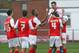 FLEETWOOD, UNITED KINGDOM - NOVEMBER 02: Steven Schumacher of Fleetwood Town (lifted) celebrates with team-mates after scoring the second goal during the Sky Bet League two match between Fleetwood Town and Newport County at Highbury Stadium on November 02