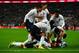 LONDON, ENGLAND - OCTOBER 15: Wayne Rooney of England celebrates after scoring his team's opening goal during the FIFA 2014 World Cup Qualifying Group H match between England and Poland at Wembley Stadium on October 15, 2013 in London, England. (Photo b