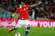 LONDON, ENGLAND - NOVEMBER 15: Mauricio Isla of Chile in action during the international friendly match between England and Chile at Wembley Stadium on November 15, 2013 in London, England. (Photo by Clive Brunskill/Getty Images)