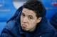 PARIS, FRANCE - NOVEMBER 19: Samir Nasri of France looks on from the substitutes' bench prior to the FIFA 2014 World Cup Qualifier 2nd Leg Playoff between France and Ukraine at the Stade de France on November 19, 2013 in Paris, France. (Photo by Harry E