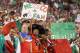 GLENDALE, AZ - APRIL 02: Fans of Mexico cheer during the International Friendly against USA at University of Phoenix Stadium on April 2, 2014 in Glendale, Arizona. Mexico and USA played to a 2-2 tie. (Photo by Christian Petersen/Getty Images)