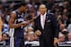 SAN ANTONIO, TX - MAY 21: Lionel Hollins of the Memphis Grizzlies listens to Tony Allen #9 while playing the San Antonio Spurs in Game Two of the Western Conference Finals during the 2013 NBA Playoffs on May 21, 2013 at the AT&T Center in San Antonio, Tex
