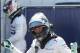 Rosberg celebrates his Monaco pole while Hamilton stalks away.