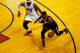 MIAMI, FL - MAY 26: Paul George #24 of the Indiana Pacers drives to the basket as LeBron James #6 of the Miami Heat defends during Game Four of the Eastern Conference Finals of the 2014 NBA Playoffs at American Airlines Arena on May 26, 2014 in Miami, Fl