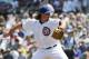CHICAGO, IL - MAY 21: Jeff Samardzija #29 of the Chicago Cubs pitches against the New York Yankees during the first inning on May 21, 2014 at Wrigley Field in Chicago, Illinois. (Photo by David Banks/Getty Images)