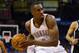 OKLAHOMA CITY, OK - MAY 25: Serge Ibaka #9 of the Oklahoma City Thunder handles the ball in the third quarter against the San Antonio Spurs during Game Three of the Western Conference Finals of the 2014 NBA Playoffs at Chesapeake Energy Arena on May 25, 2