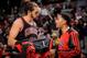 DENVER, CO - NOVEMBER 21: Joakim Noah #13 and Derrick Rose #1 of the Chicago Bulls talk during the game against the Denver Nuggets on November 21, 2013 at the Pepsi Center in Denver, Colorado. NOTE TO USER: User expressly acknowledges and agrees that, by