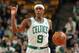 BOSTON, MA - MARCH 26: Rajon Rondo #9 of the Boston Celtics against the Toronto Raptors on March 26, 2014 at the TD Garden in Boston, Massachusetts. NOTE TO USER: User expressly acknowledges and agrees that, by downloading and or using this photograph, U
