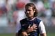 LOS ANGELES, CA - FEBRUARY 01: Mikkel 'Mix' Diskerud #8 of the USA looks on during the singing of the national anthem prior to their international friendly match against the Korea Republic at StubHub Center on February 1, 2014 in Los Angeles, California.