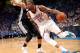 OKLAHOMA CITY, OK MAY 27: Kevin Durant #35 of the Oklahoma City Thunder drives against the San Antonio Spurs in Game Four of the Western Conference Finals during the 2014 NBA Playoffs on May 27, 2014 at the Chesapeake Energy Arena in Oklahoma City, Oklah