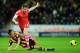 HULL, ENGLAND - FEBRUARY 11: Alex Bruce of Hull City slides in for a tackle on Luke Shaw of Southampton during the Barclays Premier League match between Hull City and Southampton at the KC Stadium on February 11, 2014 in Hull, England. (Photo by Jamie M