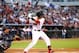 Nov 2, 2013; Surprise, AZ, USA; Boston Red Sox infielder Mookie Betts against the East during the Fall Stars Game at Surprise Stadium. Mandatory Credit: Mark J. Rebilas-USA TODAY Sports