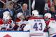 NEW YORK, NY - MAY 25: Michel Therrien of the Montreal Canadiens talks to members of his team in the third period of Game Four of the Eastern Conference Final against the New York Rangers during the 2014 NHL Stanley Cup Playoffs at Madison Square Garden