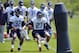 LAKE FOREST, IL - MAY 18: Cornerback Kyle Fuller #23 and defensive back Ciante Evans #32 of the Chicago Bears work out during rookie minicamp at Halas Hall on May 18, 2014 in Lake Forest, Illinois. (Photo by Brian Kersey/Getty Images)