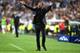 LISBON, PORTUGAL - MAY 24: Diego Simeone, Coach of Club Atletico de Madrid reacts during the UEFA Champions League Final between Real Madrid and Atletico de Madrid at Estadio da Luz on May 24, 2014 in Lisbon, Portugal. (Photo by Laurence Griffiths/Getty