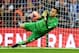 LONDON, ENGLAND - APRIL 12: Lukasz Fabianski of Arsenal saves a penalty during the shootout during the FA Cup Semi-Final match between Wigan Athletic and Arsenal at Wembley Stadium on April 12, 2014 in London, England. (Photo by Mike Hewitt/Getty Images