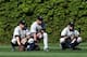 Brett Gardner (left) and Jacoby Ellsbury (center) are closer in actual value than their contracts suggest.
