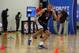 CHICAGO, IL - May 16: Dante Exum participates in drills during the 2014 Draft Combine on May 16, 2014 at Quest Multisport in Chicago, Illinois. NOTE TO USER: User expressly acknowledges and agrees that, by downloading and or using this Photograph, user