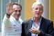 FLORENCE, ITALY - MAY 29: Head coach Italy Cesare Prandelli (L) and Marcello Lippi during a training session at Coverciano on May 29, 2014 in Florence, Italy. (Photo by Claudio Villa/Getty Images)