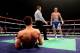 MANCHESTER, ENGLAND - NOVEMBER 23: Carl Froch is knocked down in the first by George Groves during their IBF and WBA World Super Middleweight bout at Phones4u Arena on November 23, 2013 in Manchester, England. (Photo by Scott Heavey/Getty Images)