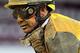 BALTIMORE, MD - MAY 16: Jockey Mike E. Smith looks on after riding Shanon Nicole #3 in the 90th running of the Black-Eyed Susan Stakes at Pimlico Race Course on May 16, 2014 in Baltimore, Maryland. (Photo by Patrick Smith/Getty Images)