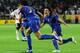Andrea Pirlo (right) celebrates with Grosso.