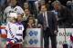 PITTSBURGH, PA - APRIL 05: Head coach John Tortorella of the New York Rangers yells at the referee during the game against the Pittsburgh Penguins at Consol Energy Center on April 5, 2013 in Pittsburgh, Pennsylvania. The Penguins defeated the Rangers 2-