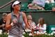 Alja Tomljanovic celebrates her third round win against Agnieszka Radwanska at the 2014 French Open.
