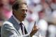 Alabama head coach Nick Saban