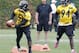 Sean Spence is practicing without a knee brace—a good sign that he should be able to play football again.