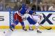 NEW YORK, NY - MAY 29: Ryan McDonagh #27 of the New York Rangers knocks Brendan Gallagher #11 of the Montreal Canadiens off the puck during Game Six of the Eastern Conference Final in the 2014 NHL Stanley Cup Playoffs at Madison Square Garden on May 29, 2