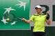 PARIS, FRANCE - MAY 29: Andy Murray of Great Britain returns a shot during his men's singles match against Marinko Matosevic of Australia on day five of the French Open at Roland Garros on May 29, 2014 in Paris, France. (Photo by Matthew Stockman/Getty
