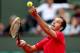 PARIS, FRANCE - MAY 29: Richard Gasquet of France serves during his men's singles match against Carlos Berlocq of Argentina on day five of the French Open at Roland Garros on May 29, 2014 in Paris, France. (Photo by Matthew Stockman/Getty Images)