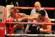 LONDON, ENGLAND - MAY 31: Carl Froch knocks out George Groves during the IBF & WBA World Super Middleweight Title Fight at Wembley Stadium on May 31, 2014 in London, England. (Photo by Matthew Lewis/Getty Images)